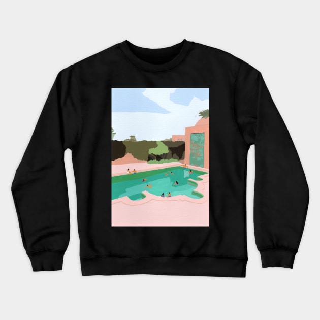 Backyard dip Crewneck Sweatshirt by HeloBirdie